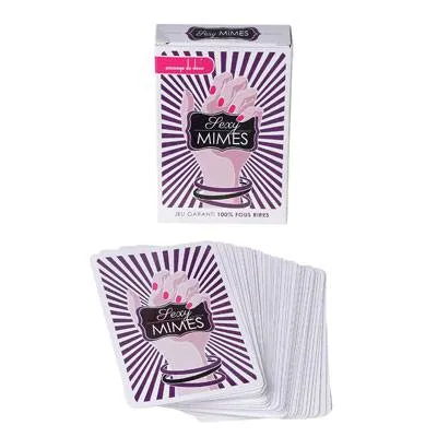 Boîte et cartes du jeu Sexy Mimes de Passage du Désir
