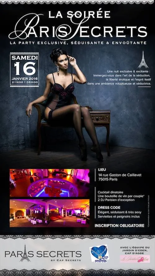 Vue intérieure du loft pour la soirée Paris Secret