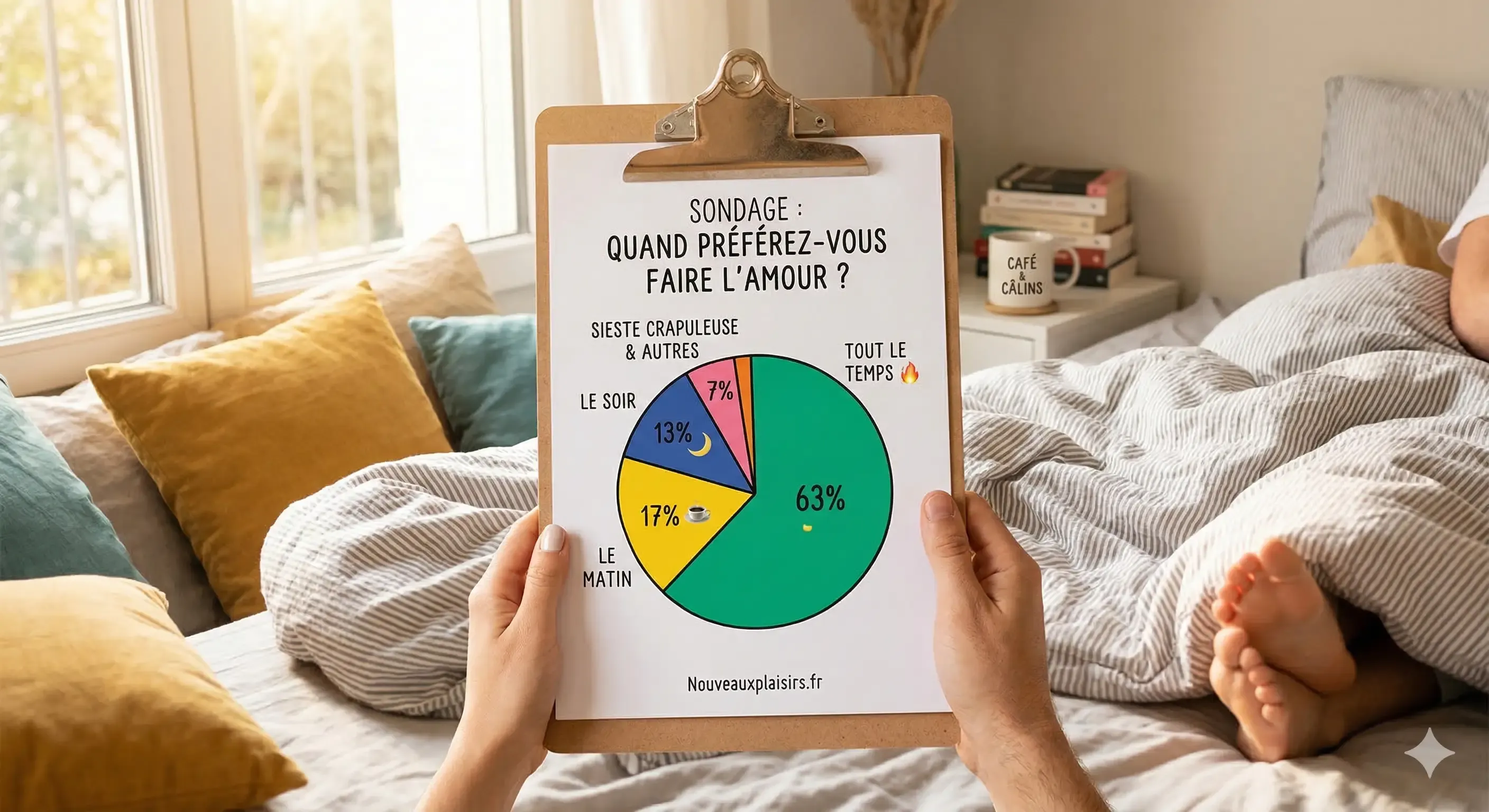 Le résultat du sondage sur les habitudes sexuelles
