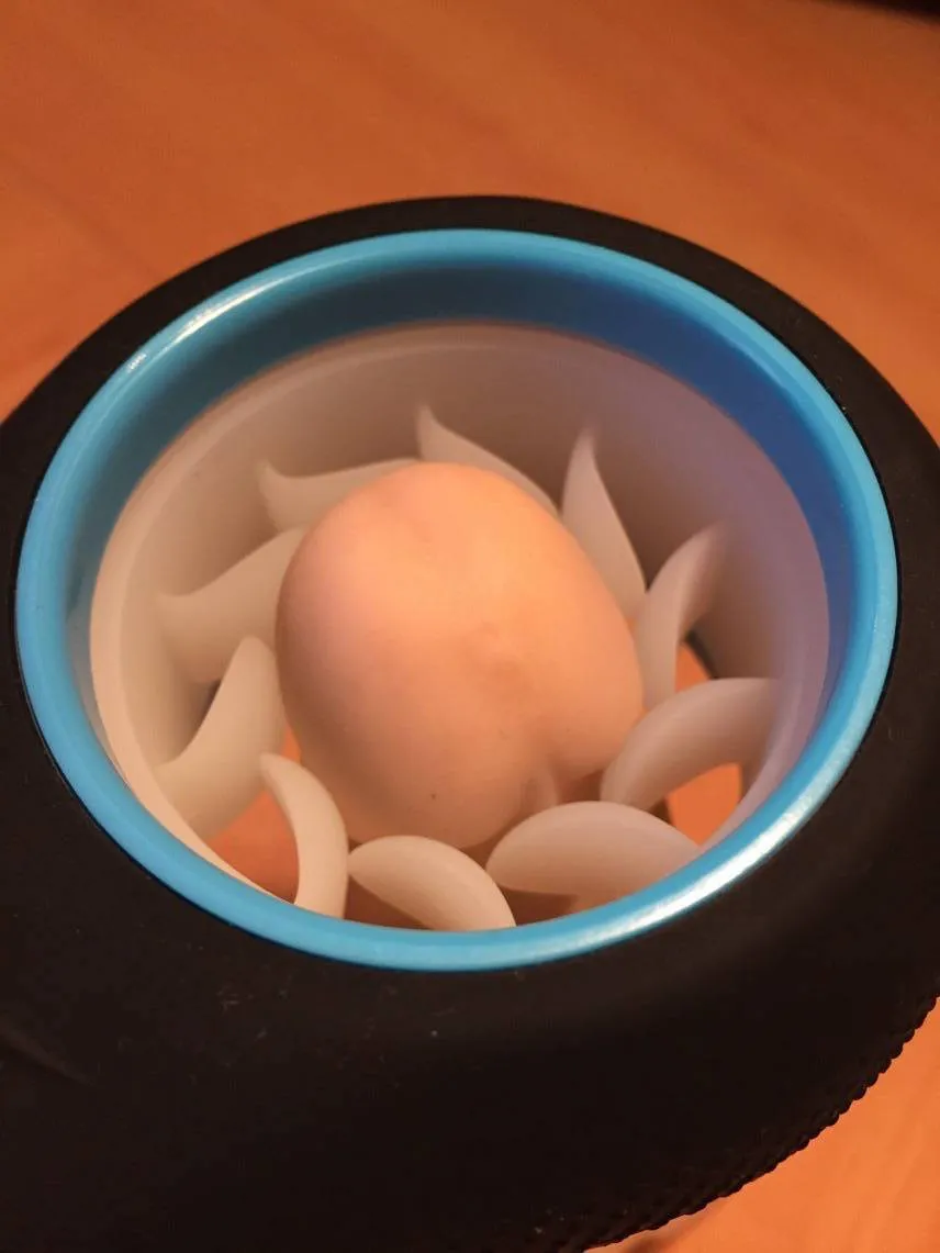 Démonstration du Sqweel XT positionné sur un accessoire de test pour simuler l'usage