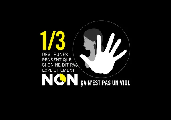 Graphique de statistiques sur les agressions sexuelles provenant d'Amnesty International Jeunes