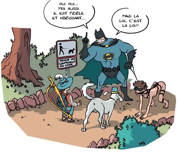 Lasso et Robin, notre super-héros favori, lui, sait les utiliser