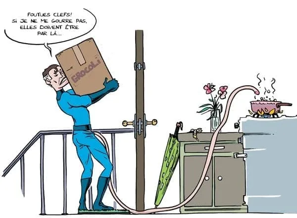 Illustration montrant un incident domestique lors d'un rapport sexuel