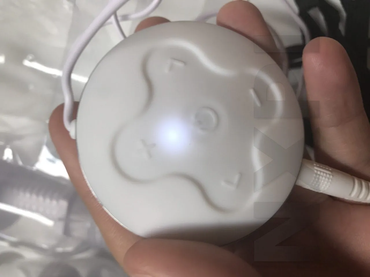 Vue de la télécommande ergonomique permettant de piloter les modes du
Titillator