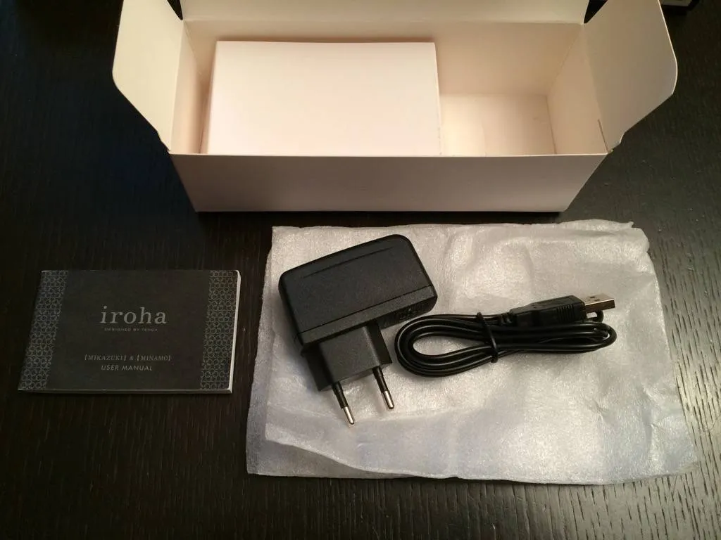 Le chargeur USB et son câble pour le Tenga Iroha Mikazuki