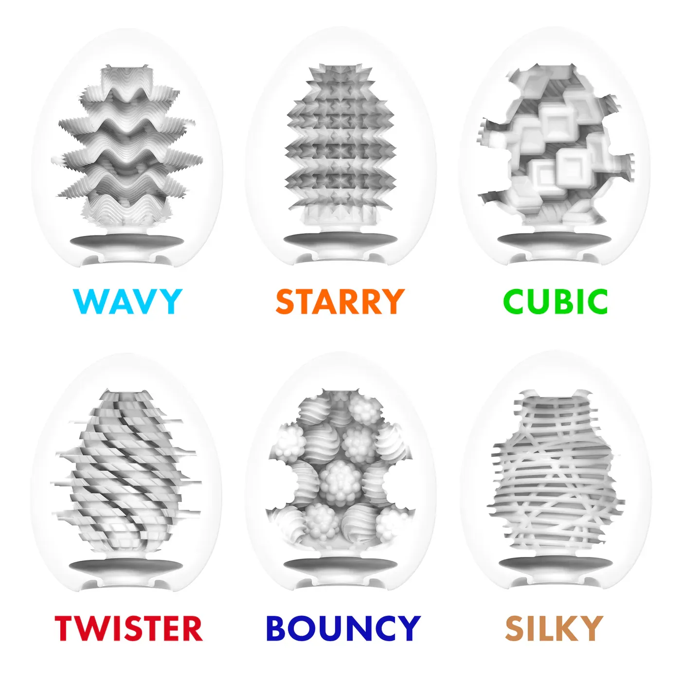 Intérieur d'un Tenga Egg