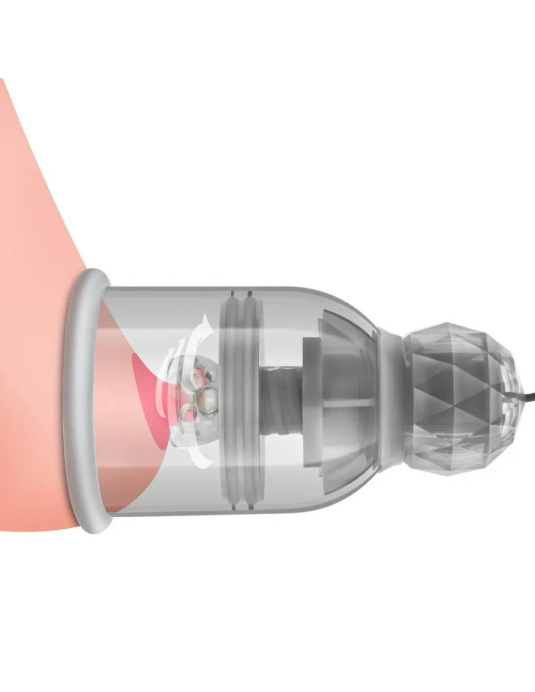 Schéma illustrant le principe de fonctionnement par aspiration et rotation
du Titillator