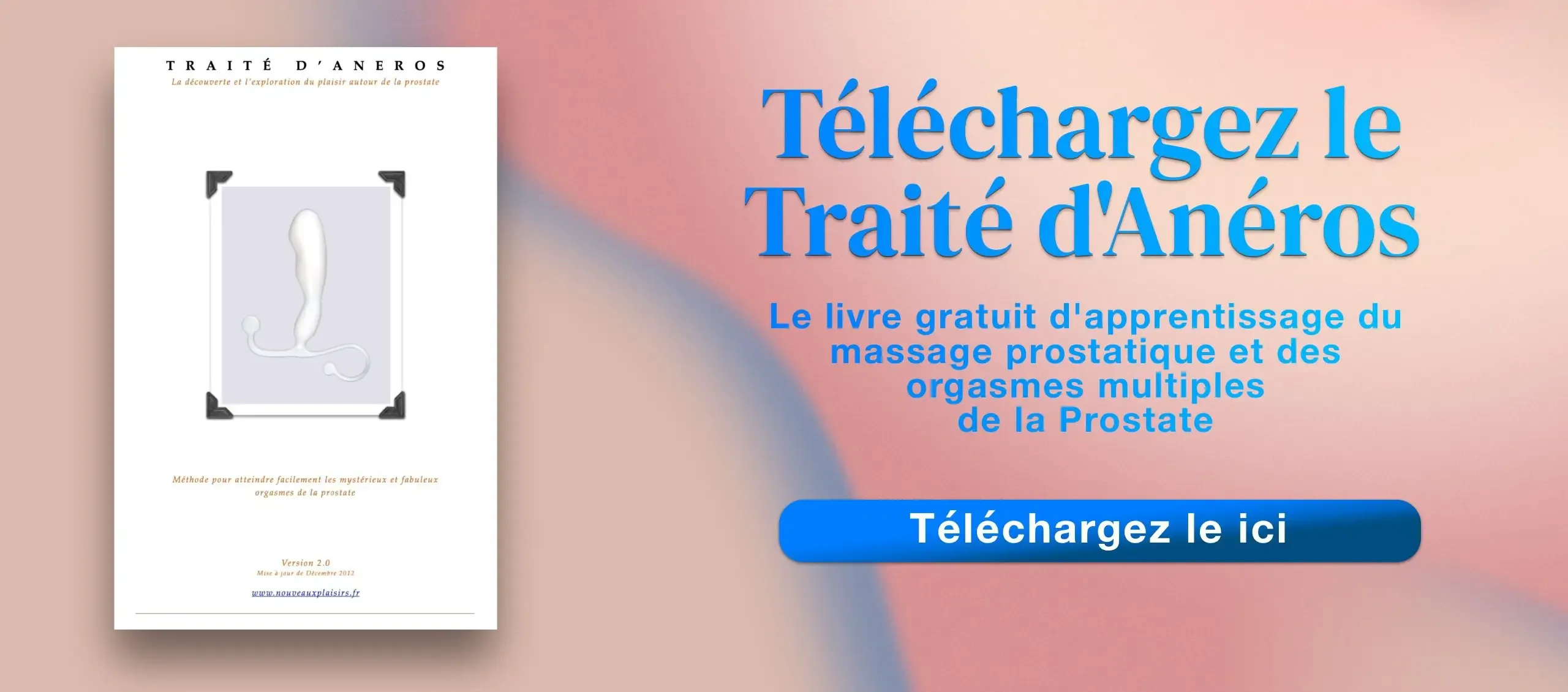 Le livre "Le Traité d’Aneros" : guide de l'orgasme prostatique