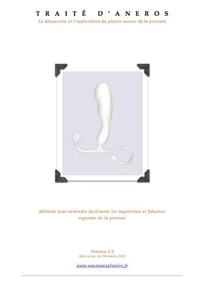 Couverture du Traité d'Aneros, guide pour l'orgasme prostatique