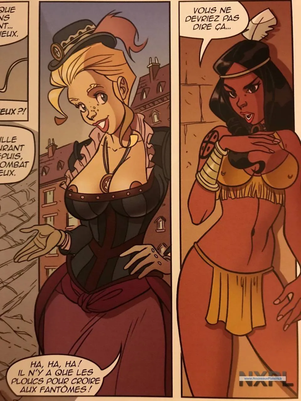 Dessin de Pasini pour Vita Oswood