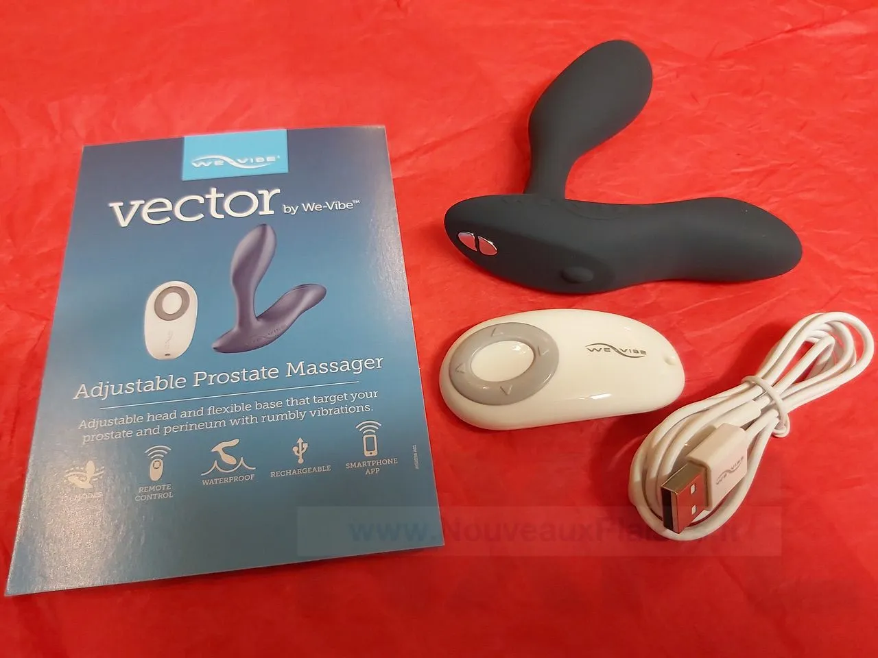 Test du masseur prostatique vibrant et connecté We Vibe Vector