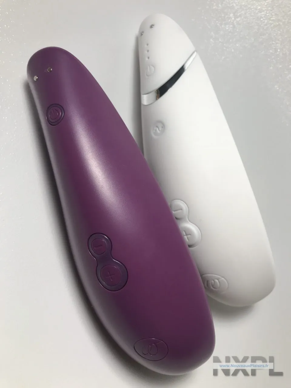 Détail des boutons de contrôle du Womanizer Classic