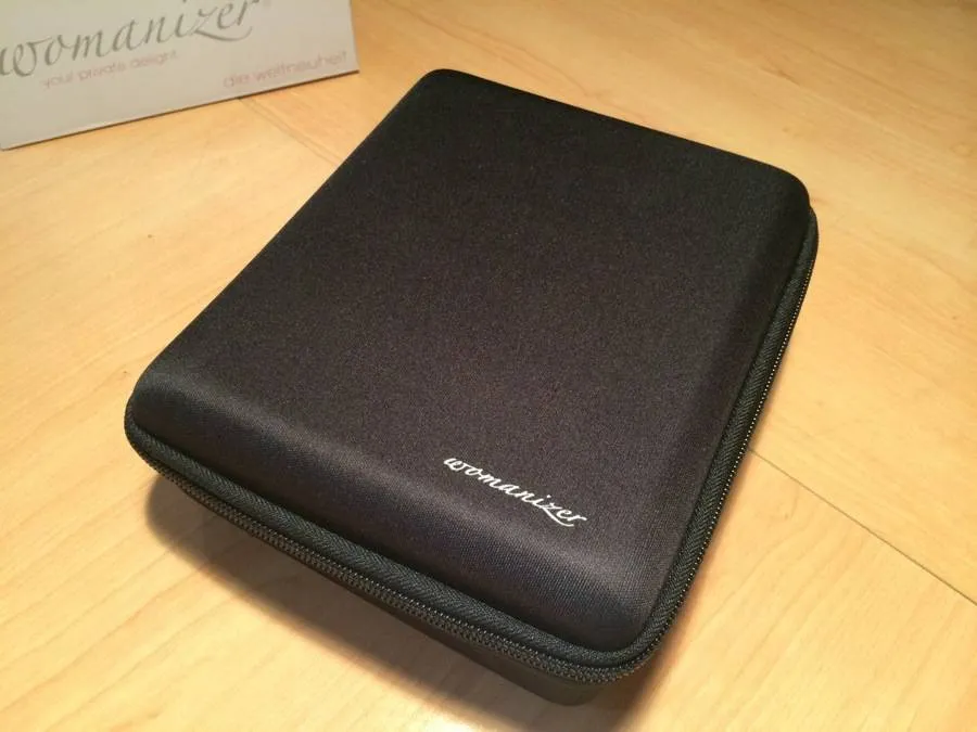 Housse de transport noire zippée pour le Womanizer W100