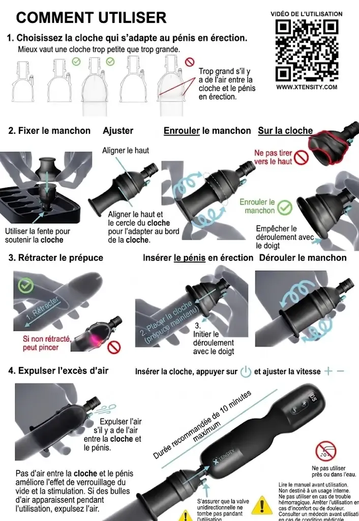 Guide d'utilisation du Xtensity 1