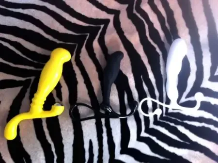 Comparaison de taille entre le Nexus Glide, le Zini Janus et l'Aneros Helix