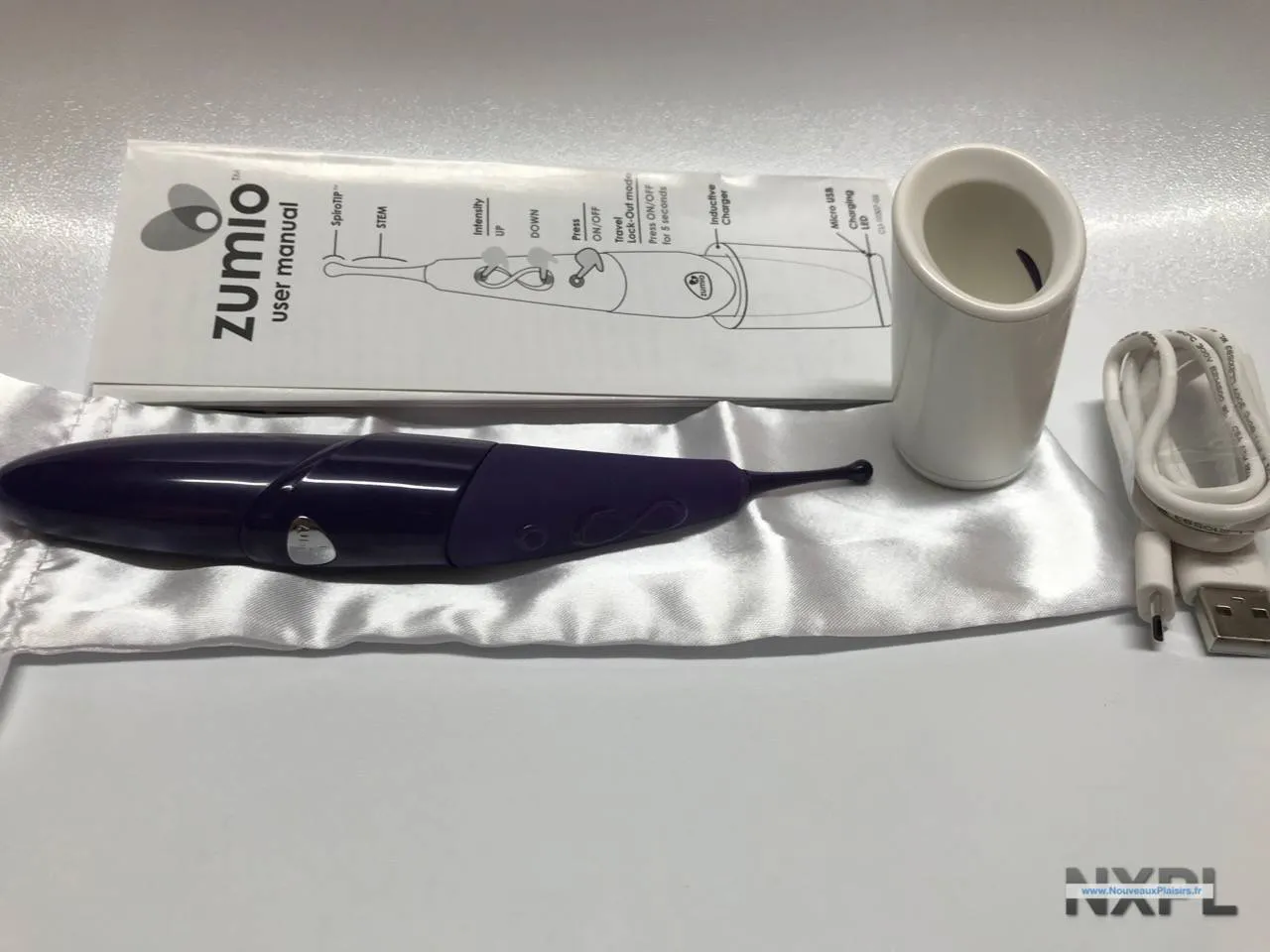 Détail de la SpiroPointe du stimulateur Zumio