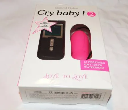Boîte d'emballage du Love To Love Cry Baby 2