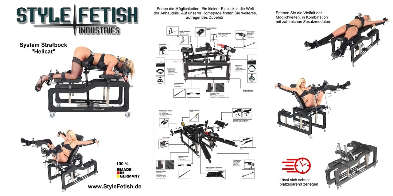 Mobilier BDSM modulaire Hellcat