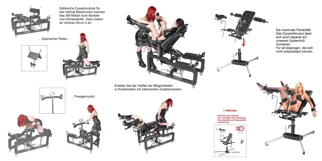 Configurations de bancs BDSM