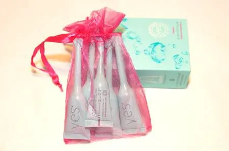 Détail des doses individuelles du lubrifiant Yes Applicators