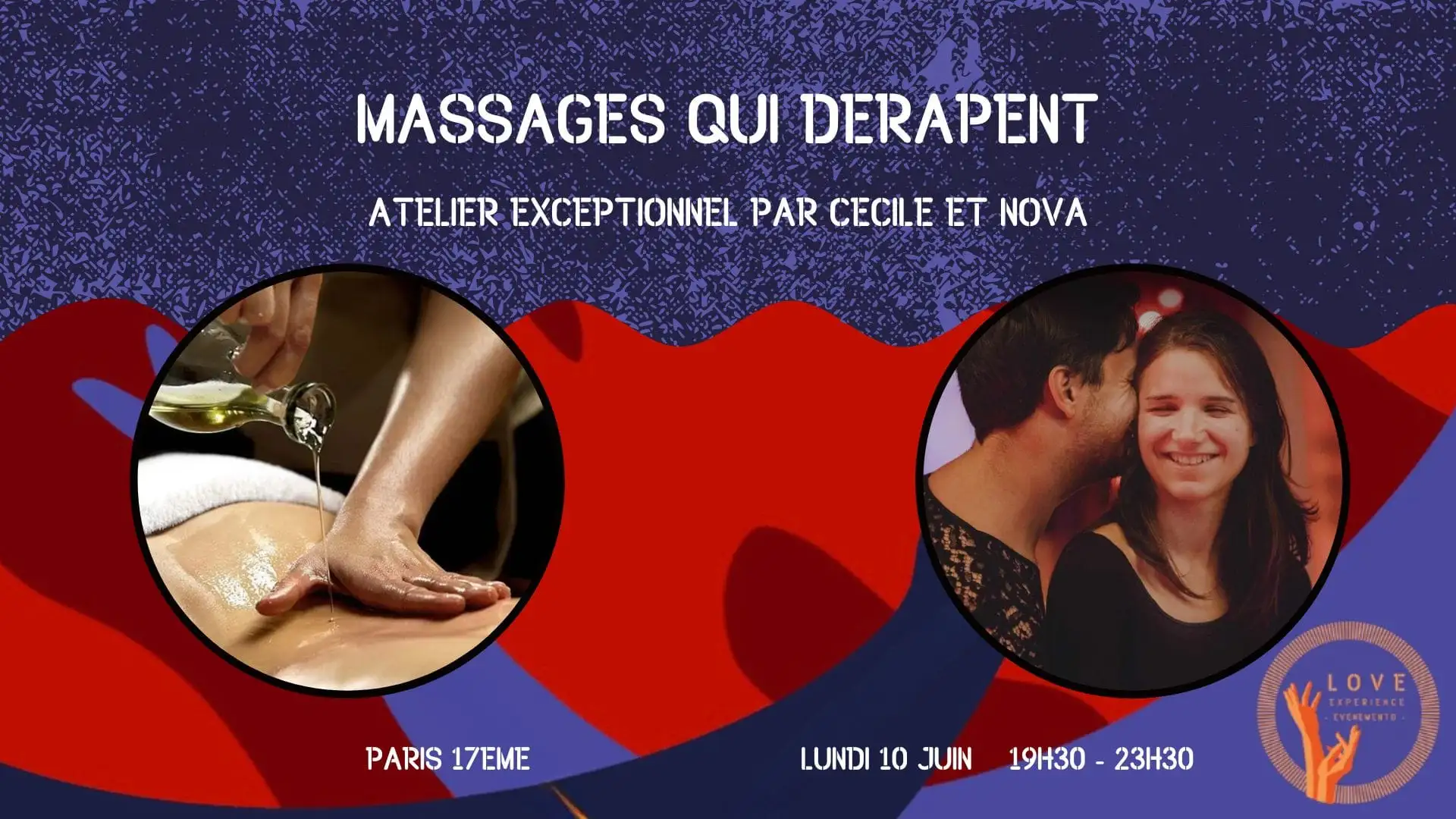 Atelier Sexpo Les massages qui dérapent - Love Experience